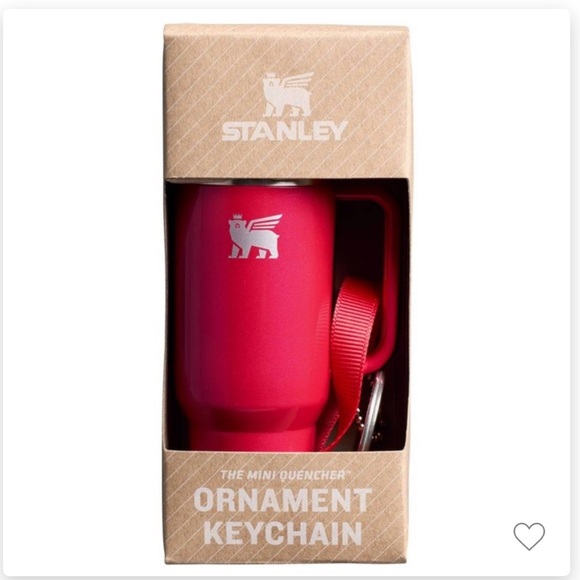 NEW Stanley Water Bottle Keychain Christmas Tree Ornament Red Delicious - Picture 7 of 10